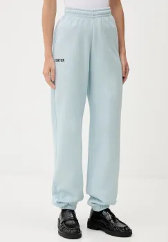 Rotate pantaloni de trening din bumbac uni, 114378184 imagine