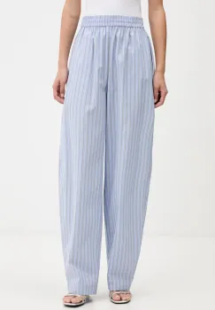 Rotate pantaloni pentru femei din bumbac imagine