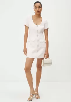 Rotate rochie Boucle Dress culoarea roz, mini, mulata, 1130781011 imagine