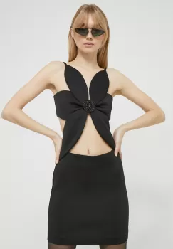 Rotate rochie culoarea negru, mini, mulata imagine