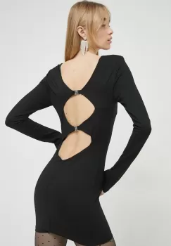 Rotate rochie culoarea negru, mini, mulata imagine