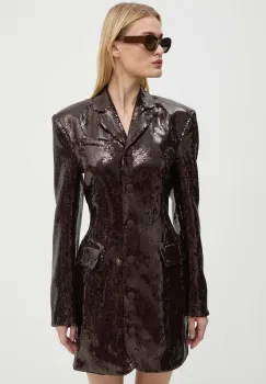 Rotate rochie Mini Blazer Dress culoarea maro, mini, mulata, 1127522910 imagine