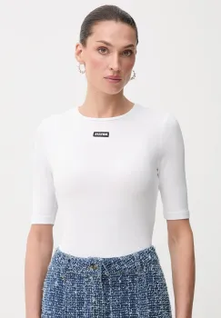 Rotate tricou culoarea alb, 114787400 imagine