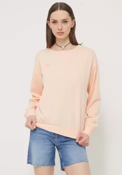 Roxy bluza femei, culoarea portocaliu, neted imagine