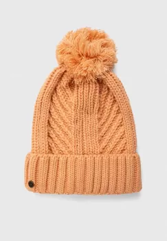 Roxy caciula culoarea portocaliu, din tricot gros imagine