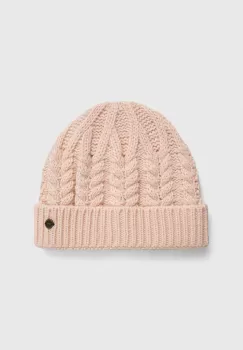 Roxy caciula culoarea roz, din tricot gros imagine