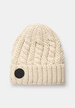 Roxy caciula Tram Beanie culoarea bej, din tricot gros, ERJHA04287 imagine
