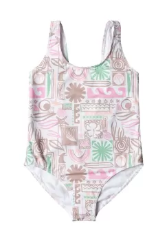 Roxy costum de baie dintr-o bucata pentru copii TOTALLY ICONIC culoarea violet imagine
