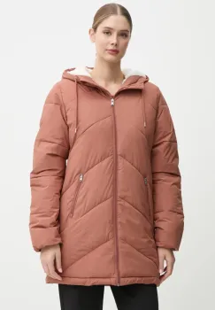 Roxy geaca Better Weather femei, culoarea maro, de iarna, oversize, ERJJK03634 imagine