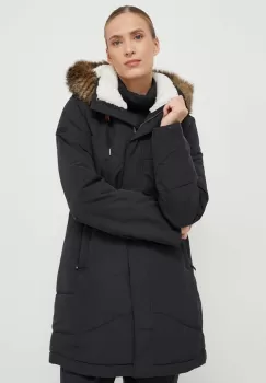 Roxy geaca femei, culoarea negru, de tranzitie imagine