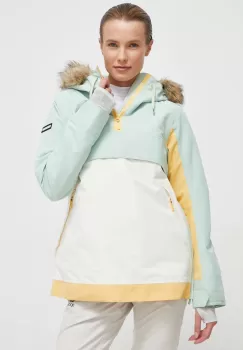 Roxy geaca Shelter culoarea verde imagine