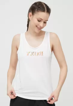 Roxy maiou de pijama culoarea alb imagine