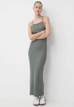 Roxy rochie culoarea verde, maxi, mulata, ERJKD03468 imagine