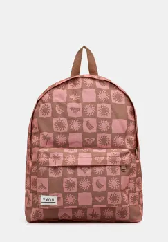 Roxy rucsac Sugar Baby Printed femei, culoarea portocaliu, mare, modelator, ERJBP04784 imagine