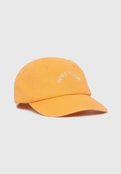 Roxy sapca de baseball din bumbac culoarea portocaliu, cu imprimeu imagine