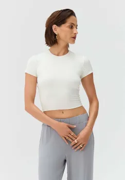 Saint Body bluza femei, culoarea bej, neted, SB.574 imagine