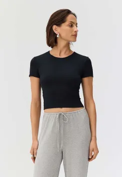 Saint Body bluza femei, culoarea negru, neted, SB.529 imagine