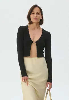 Saint Body bluza femei, culoarea negru, neted, SB.550 imagine
