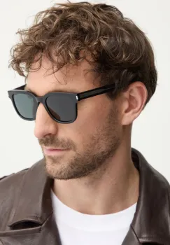 Saint Laurent ochelari de soare barbati, culoarea negru, SL 711 imagine