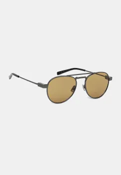 Saint Laurent ochelari de soare culoarea argintiu, SL 708 imagine
