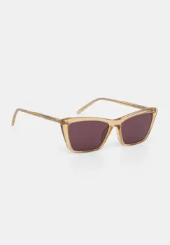 Saint Laurent ochelari de soare culoarea bej, SL 737 MICA THIN imagine