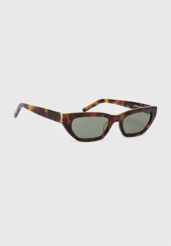 Saint Laurent ochelari de soare culoarea maro imagine