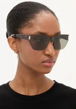 Saint Laurent ochelari de soare culoarea verde, SL 755 imagine