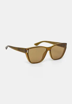 Saint Laurent ochelari de soare femei, culoarea galben, SL 758 imagine