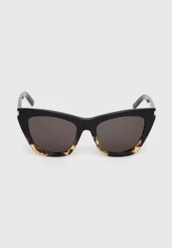 Saint Laurent ochelari de soare femei, culoarea maro imagine