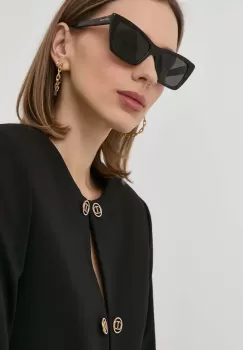Saint Laurent ochelari de soare femei, culoarea maro imagine