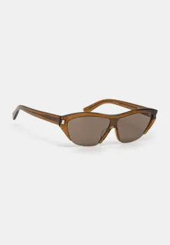 Saint Laurent ochelari de soare femei, culoarea maro, SL 704 imagine
