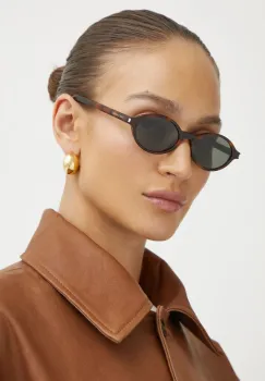 Saint Laurent ochelari de soare femei, culoarea maro, SL 751 JEANNE imagine