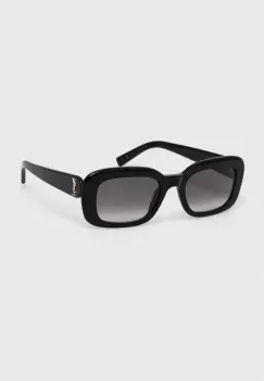 Saint Laurent ochelari de soare femei, culoarea negru imagine