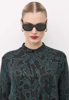 Saint Laurent ochelari de soare femei, culoarea negru, SL 713 imagine