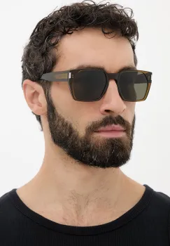 Saint Laurent ochelari de soare patrati pentru barbati imagine