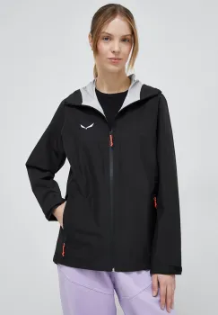 Salewa geaca outdoor Puez Aqua 4 PTX culoarea negru, de tranzitie imagine