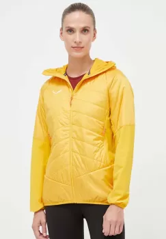 Salewa geaca sport Ortles Hybrid culoarea galben imagine