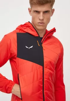 Salewa geaca sport Ortles Hybrid culoarea rosu imagine