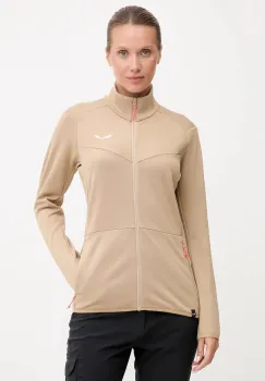 Salewa hanorac in aer liber Puez Cammino culoarea bej, uni, 00.0000029095 imagine
