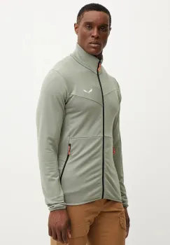 Salewa hanorac Puez Cammino culoarea verde, neted, 00.0000029094 imagine