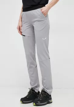 Salewa pantaloni de exterior Pedroc 2 DST culoarea gri imagine