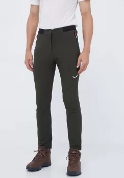 Salewa pantaloni de exterior Pedroc 2 Durastretch culoarea verde imagine