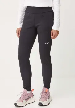 Salewa pantaloni de exterior Puez Warm Durastretch Cargo culoarea bordo, 00.0000028483 imagine