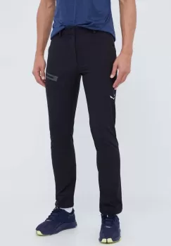 Salewa pantaloni de exterior Terminal Durastretch culoarea negru imagine