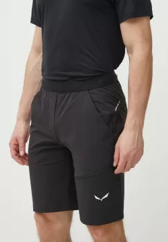 Salewa pantaloni scurti outdoor Puez 4 culoarea negru, 00-0000028963 imagine