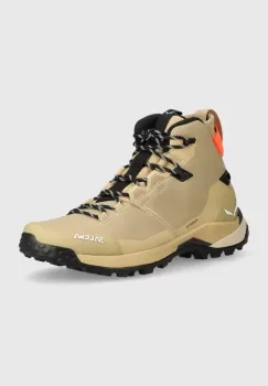 Salewa pantofi Puez Mid Powertex barbati, culoarea bej, 00-0000061438 imagine