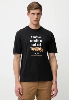 Salewa tricou Eagle Outside culoarea negru, cu imprimeu, 00.0000029108 imagine