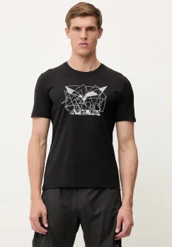 Salewa tricou sport Eagle culoarea negru, cu imprimeu, 00.0000029100 imagine