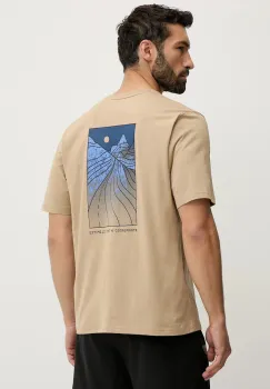 Salewa tricou sport Eagle Sunset culoarea bej, uni, 00.0000029150 imagine