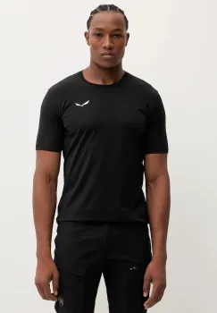 Salewa tricou sport Eagle Vocab culoarea negru, uni, 00.0000029198 imagine